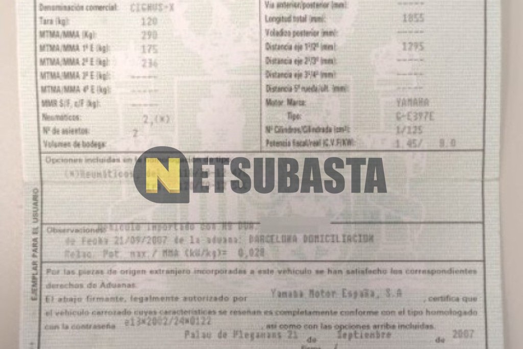 Yamaha Cygnus 125 X 2008