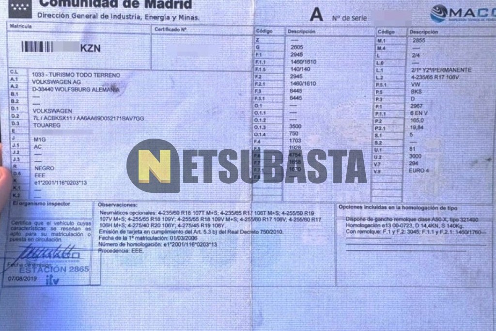 Volkswagen Touareg 3.0 V6 TDI 2006