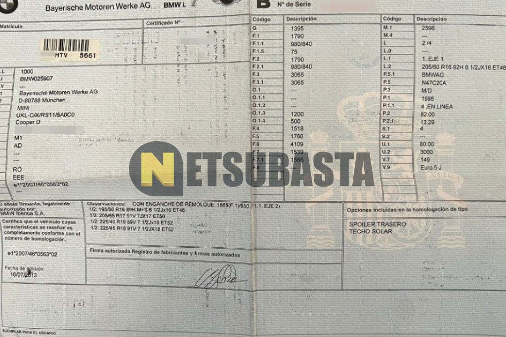 Mini Cooper D Paceman Aut. 2013