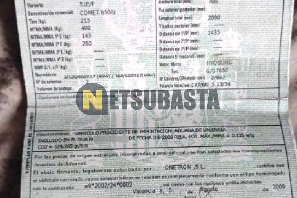 Hyosung GT 650Ri Comet 2010