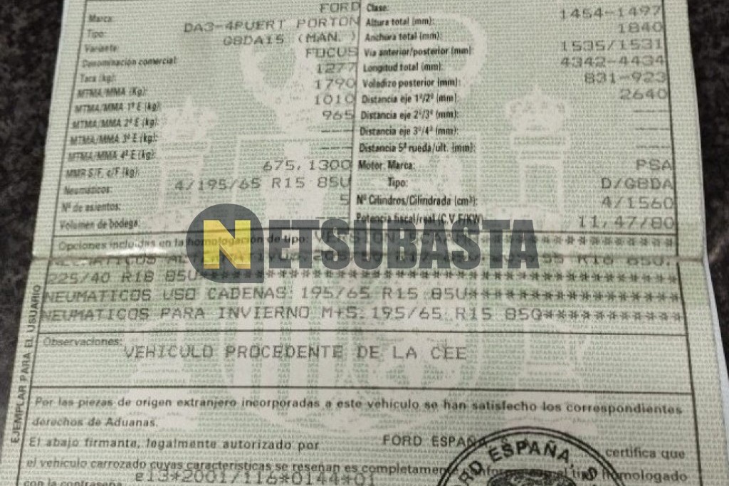 Ford Focus 1.6 TDCi 2004