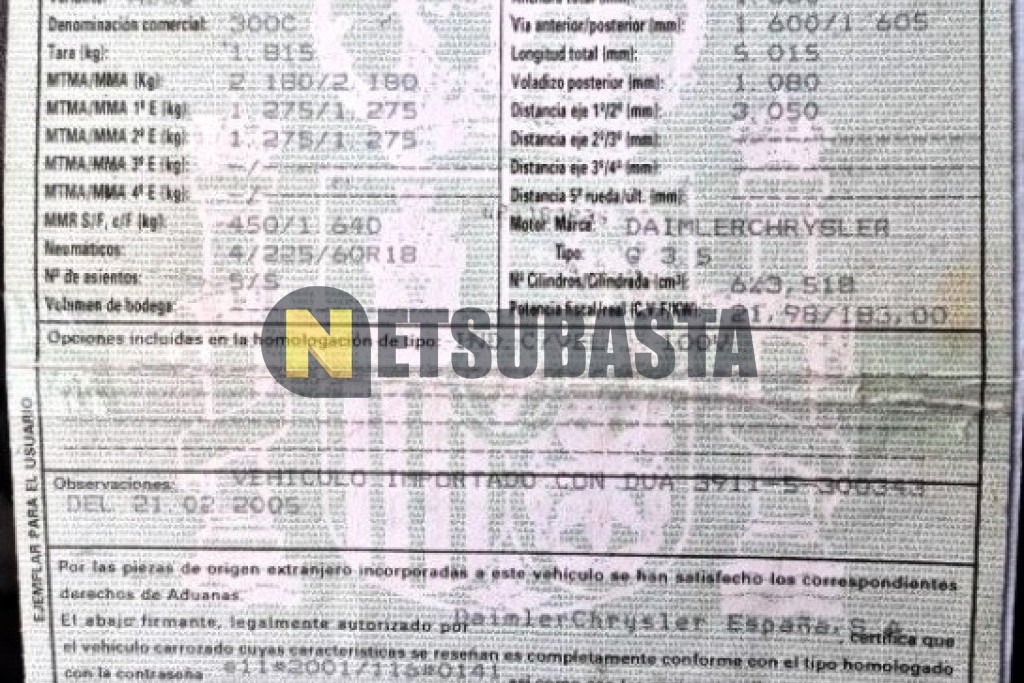Chrysler 300C 3.5 V6 2005
