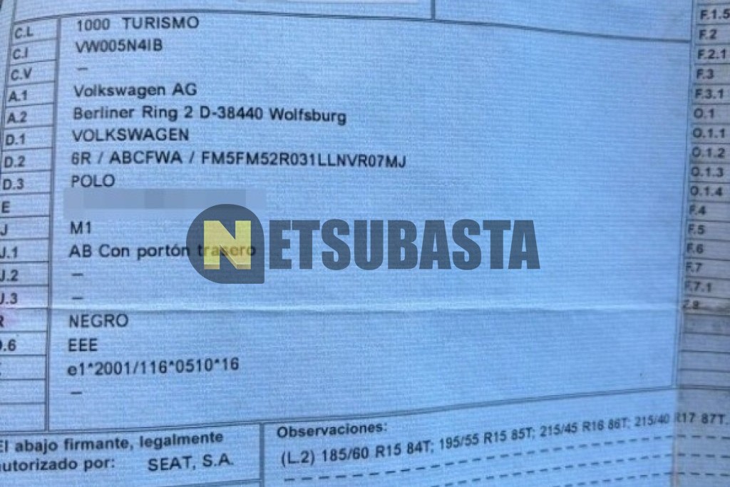 Volkswagen Polo 1.2 TDI 2013