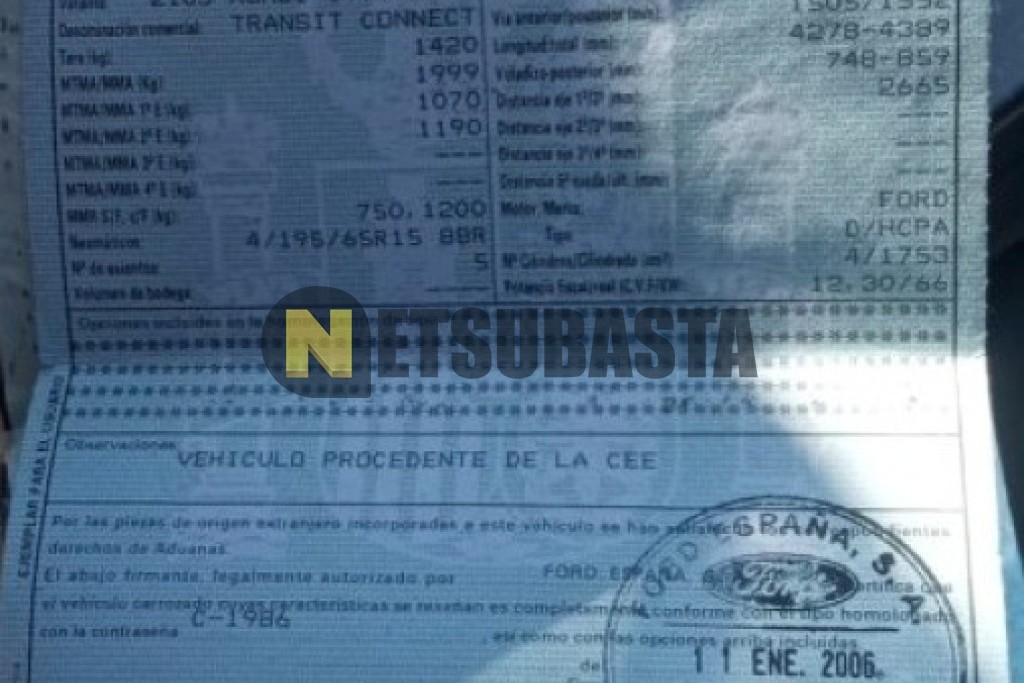 Ford Tourneo Connect 1.8 TDCi 2006