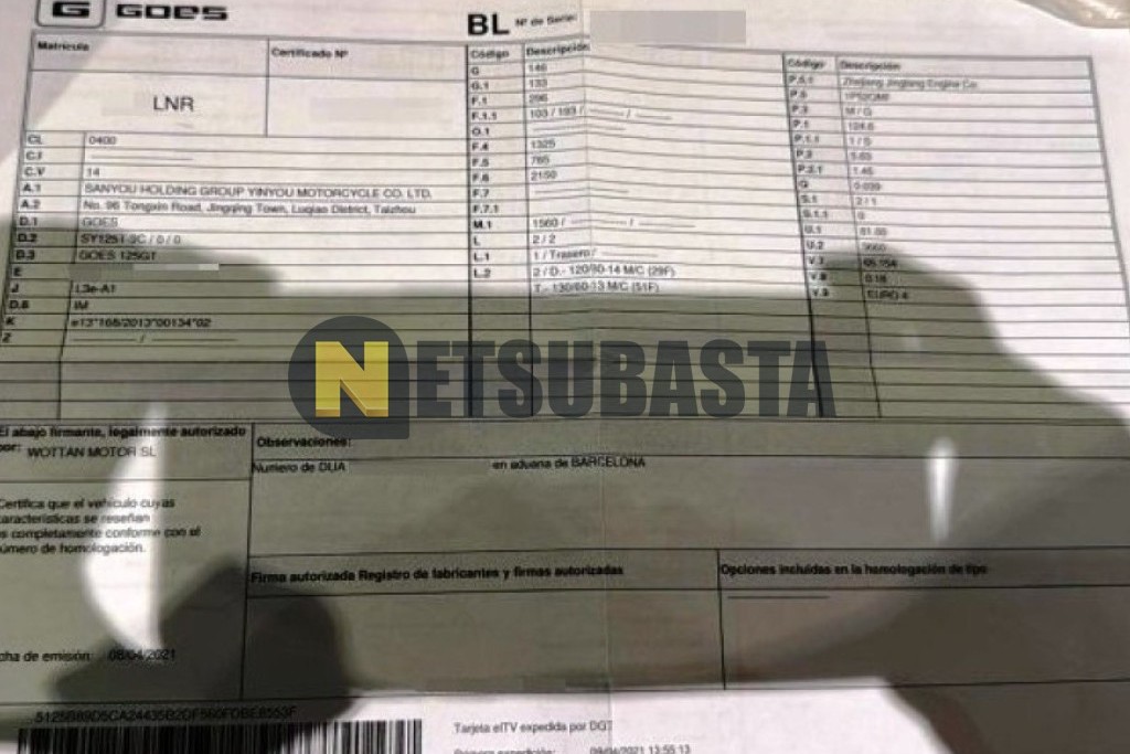 Goes G 125 GT 2021
