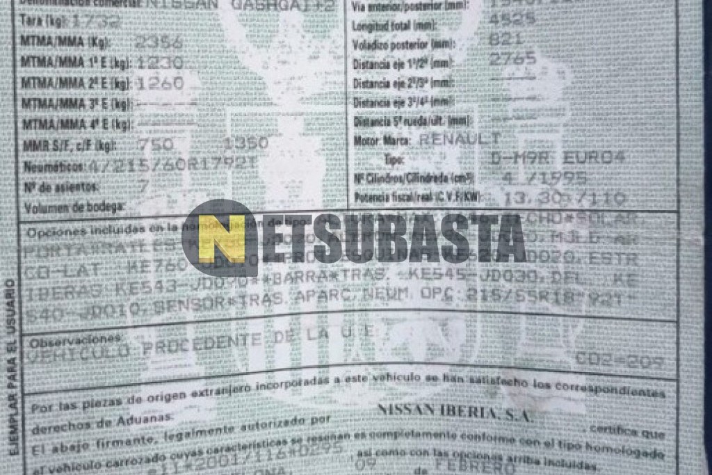 Nissan Qashqai+2 2.0 dCi 4x4 Aut. 2010