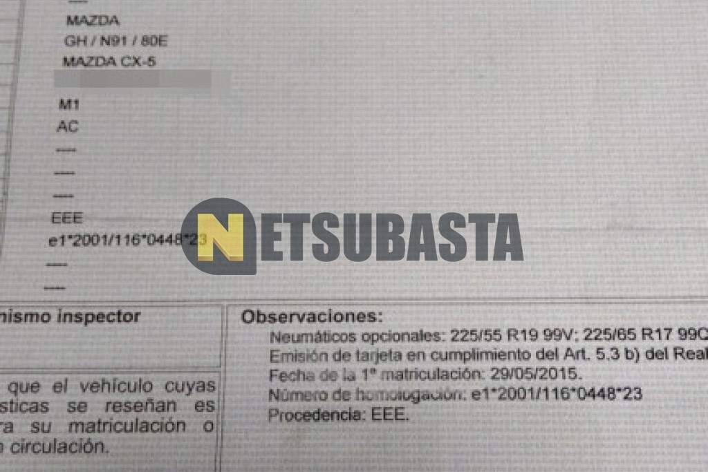 Mazda CX-5 2.2 D 4WD Aut. 2015