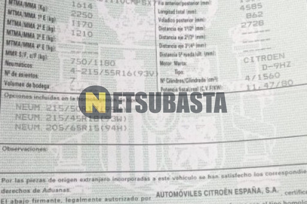 Citroën Grand C4 Picasso 1.6 HDi FAP CMP 2007