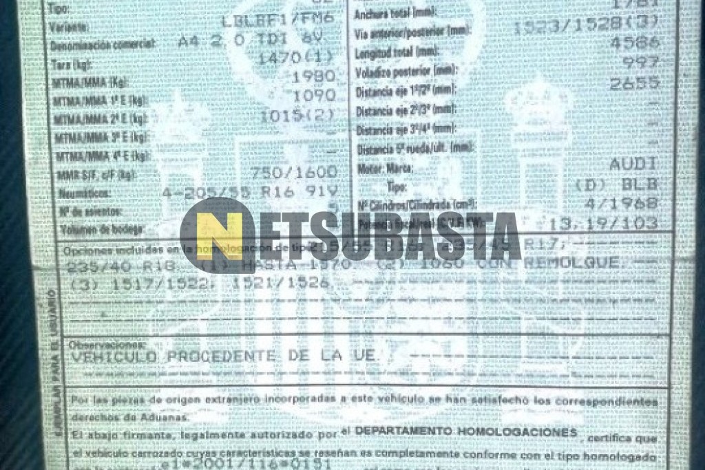 Audi A4 2.0 TDI 2005