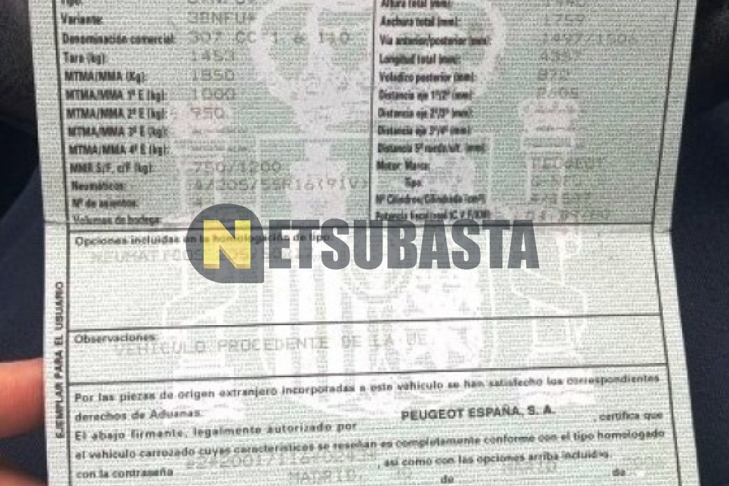 Peugeot 307 CC 1.6 2006