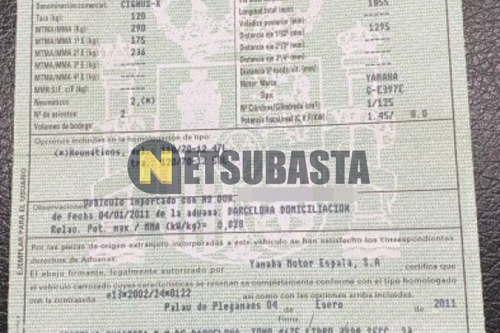 Yamaha Cygnus 125 X 2011