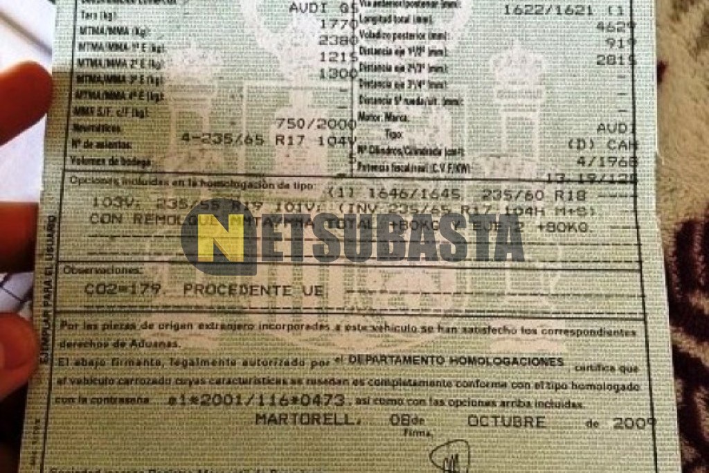 Audi Q5 2.0 TDI quattro S tronic 7 vel. DPF 2009