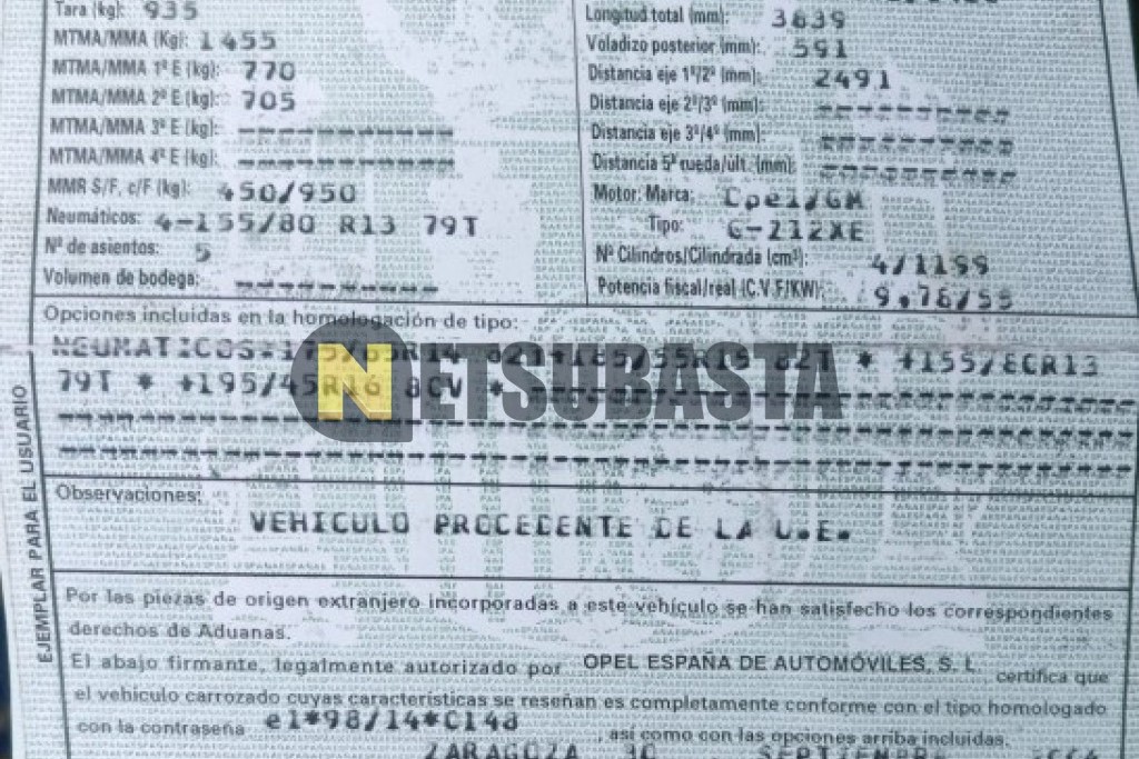 Opel Corsa 1.2 16v 2004