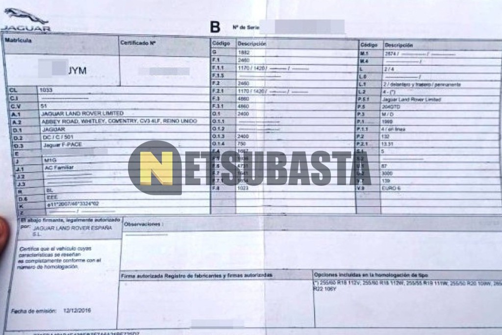 Jaguar F-PACE 2.0 i4D AWD Auto 2017