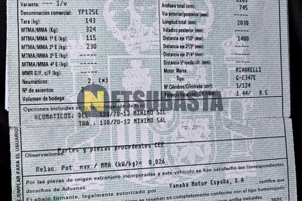 Yamaha Majesty 125 2006