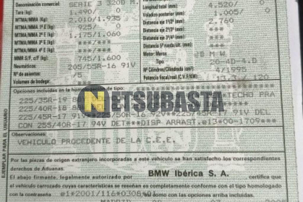 Bmw 320d 2005
