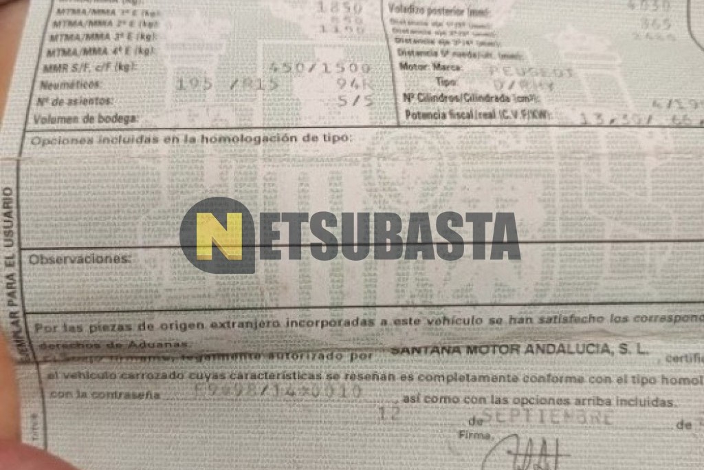 Suzuki Vitara 2.0 HDI 2002