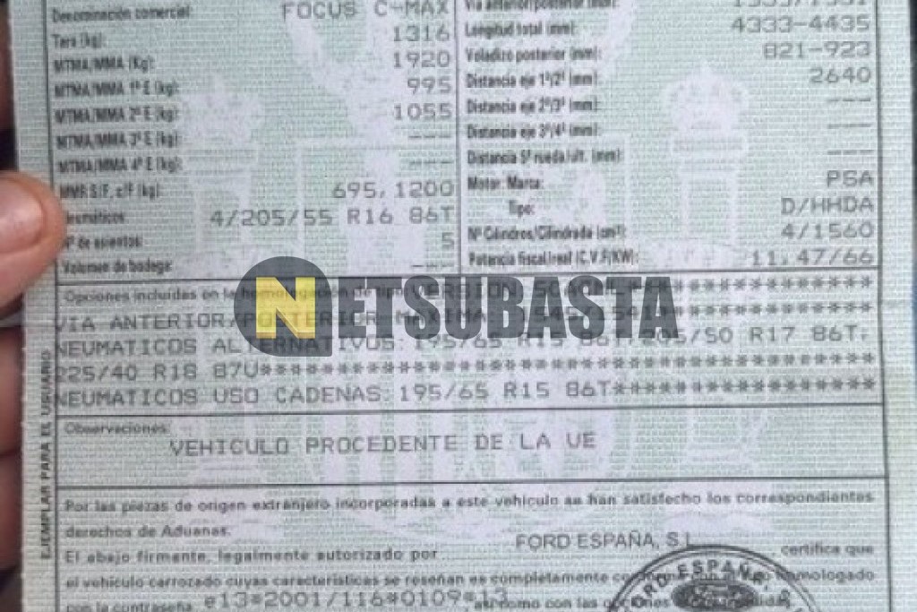 Ford C-Max 1.6 TDCi 2007