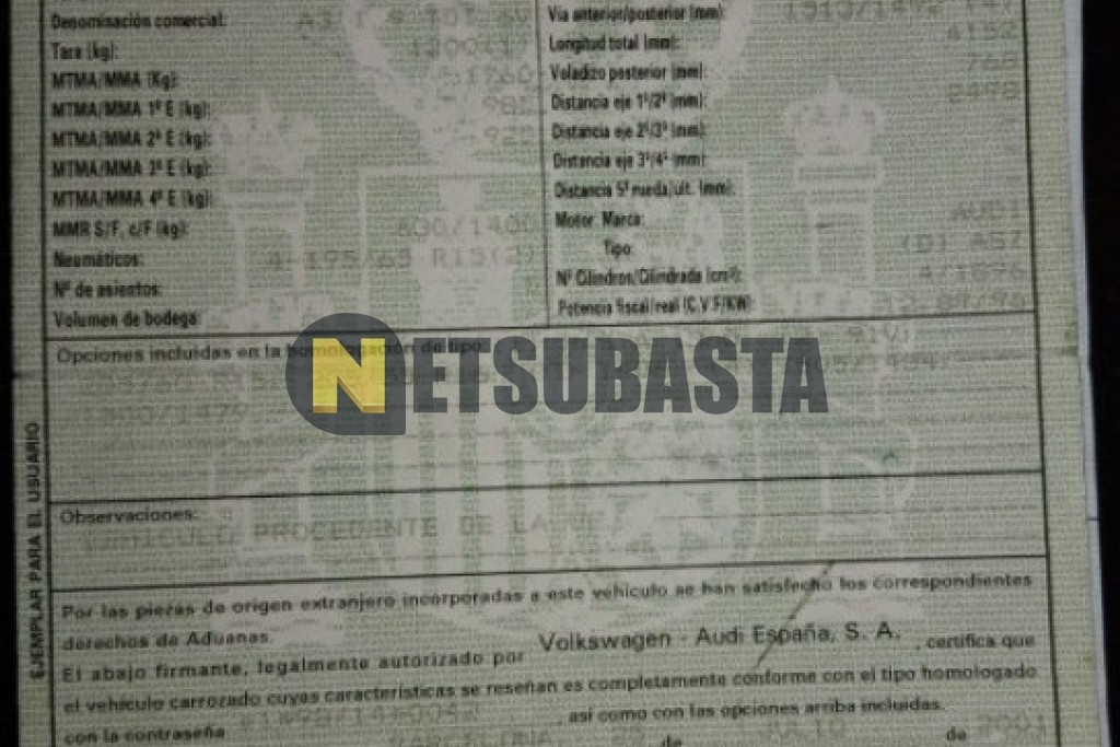 Audi A3 1.9 TDI 2001