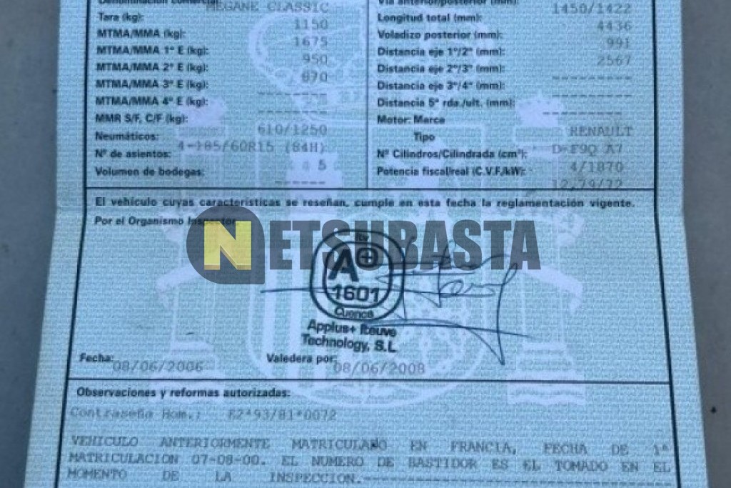 Renault Megane Classic 1.9 dTi 2000