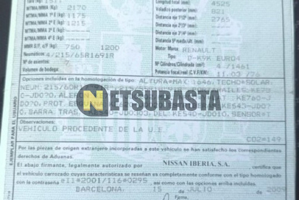 Nissan Qashqai+2 1.5 dCi 4x2 2009