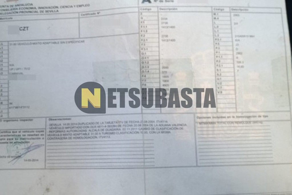 Kia Carnival 2.9 CRDi 7 plazas 2004