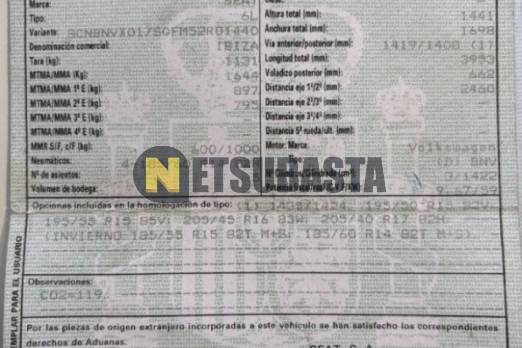 Seat Ibiza 1.4 TDI 2009