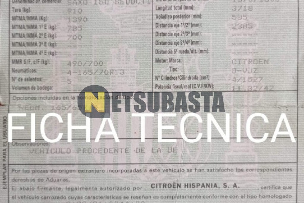 Citroën Saxo 1.5D 1998