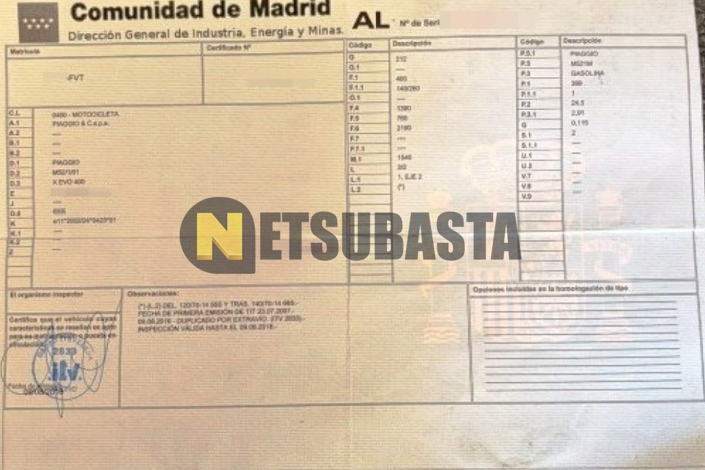 Piaggio X EVO 400 2007