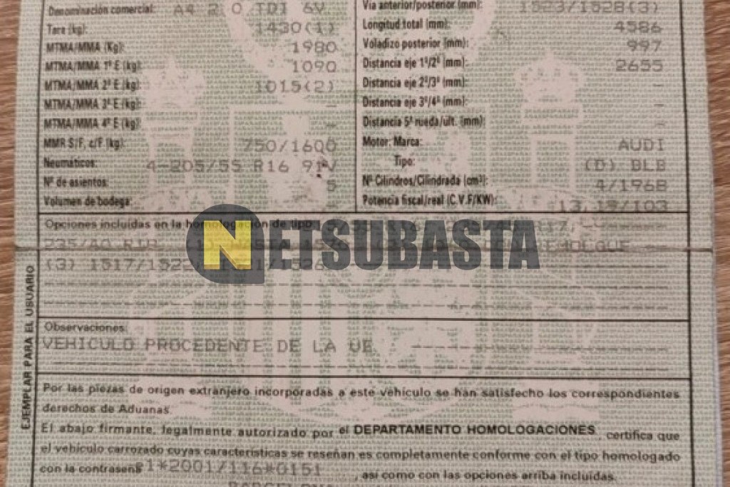 Audi A4 2.0 TDI 2005