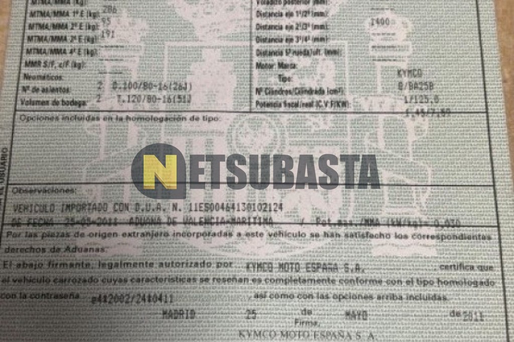 Kymco People 125 2011