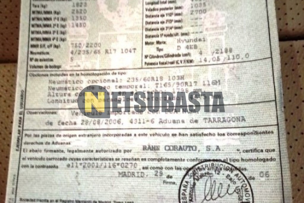 Hyundai Santa Fe 2.2 VGT 2006