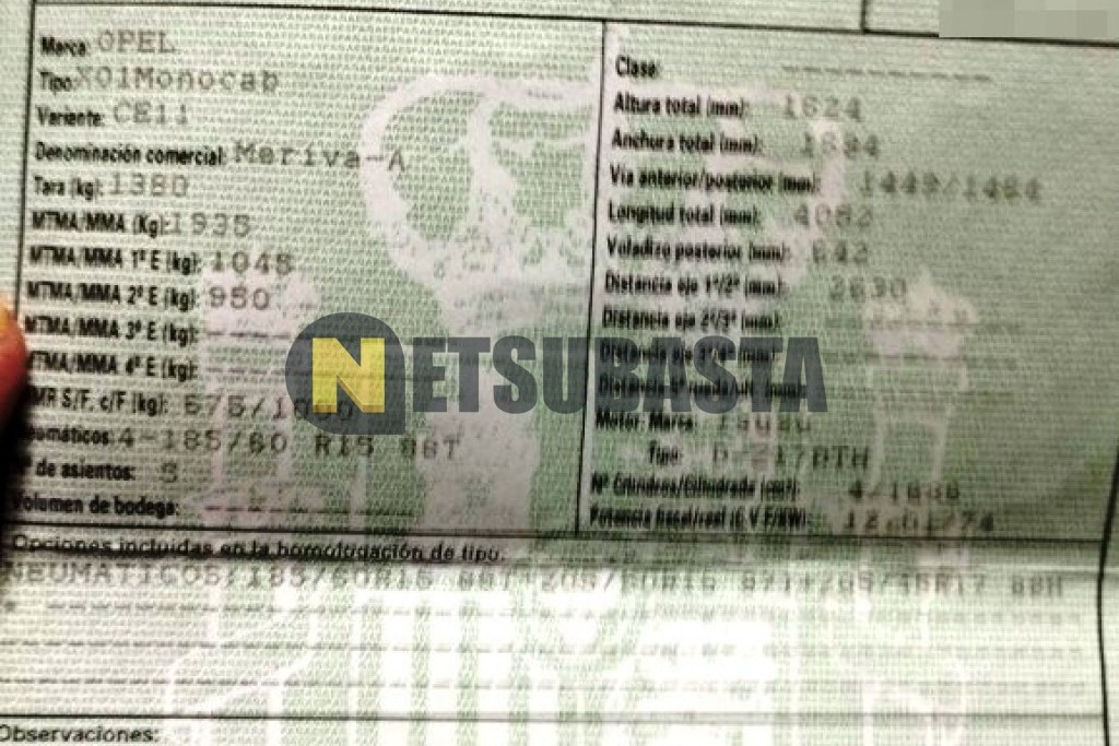 Opel Meriva 1.7 CDTi 2006