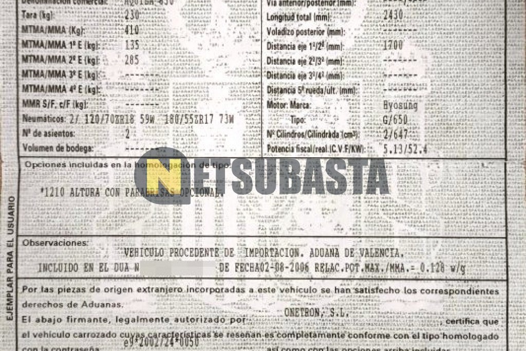 Hyosung GV 650 AQUILA 2006