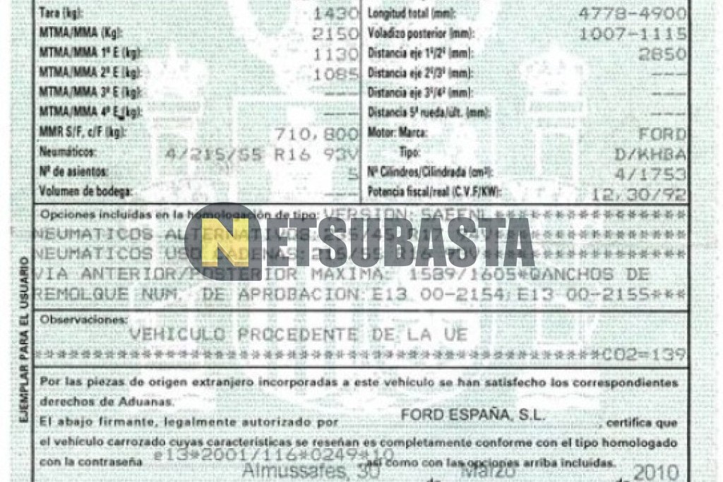 Ford Mondeo 1.8 TDCi 2010