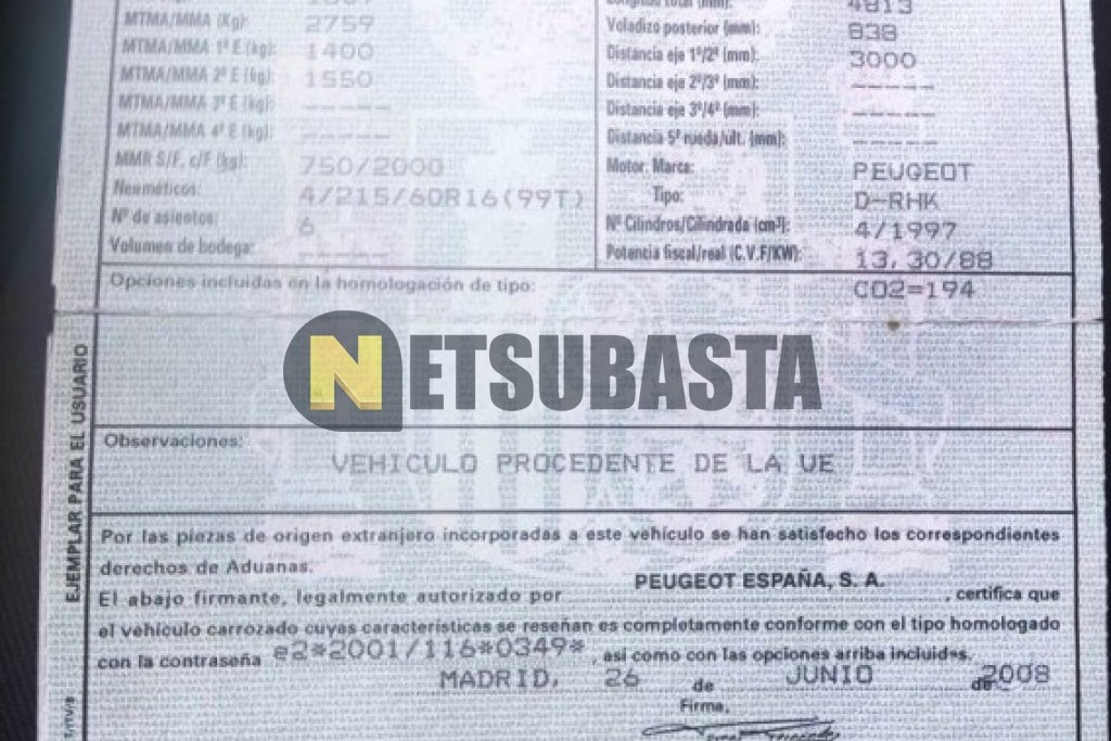 Peugeot Expert 2.0 HDi Combi 2008