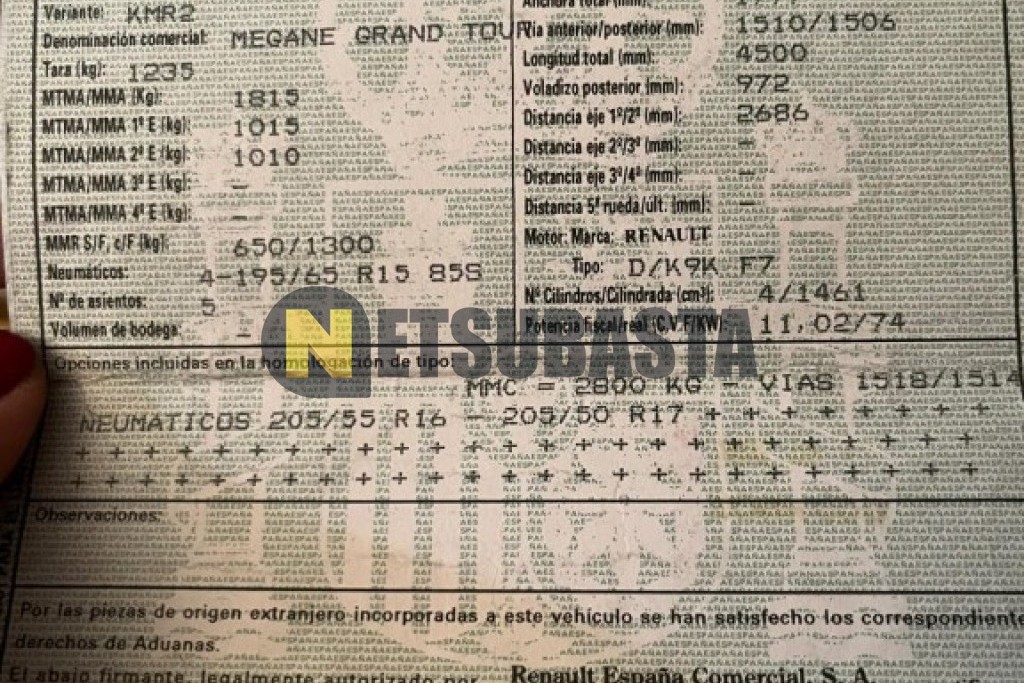 Renault Megane Grand Tour 1.5 dCi 2005