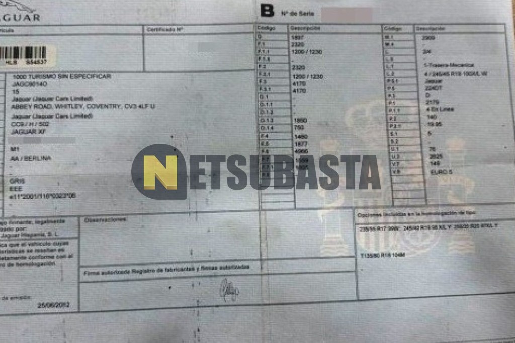 Jaguar XF 2.2 Diesel 2012