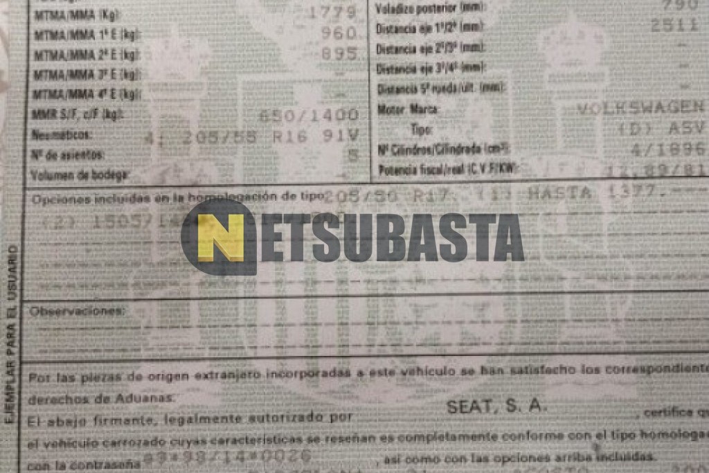 Seat Leon 1.9 TDI 2004