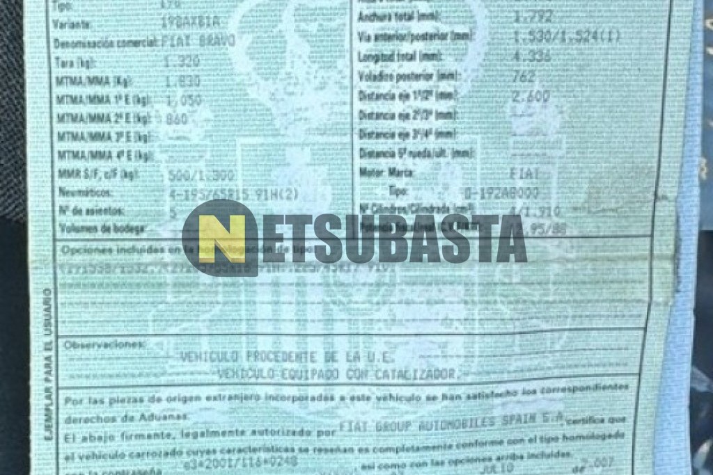 Fiat Bravo 1.9 Multijet 2008