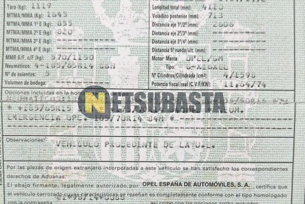 Opel Astra 1.6 16v 2000