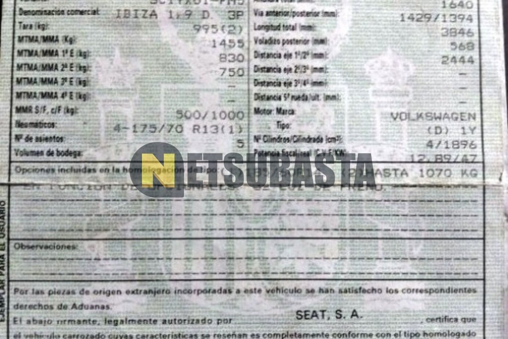 Seat Ibiza 1.9 D 1999