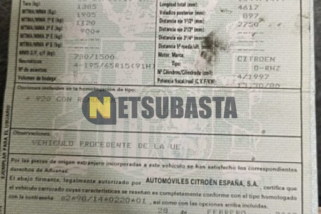 Citroën C5 2.0 HDi 2002