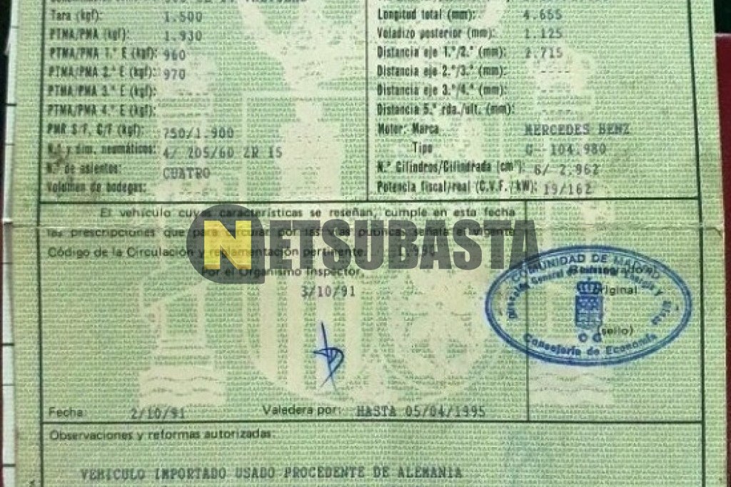 Mercedes-Benz 300 CE 24 1991