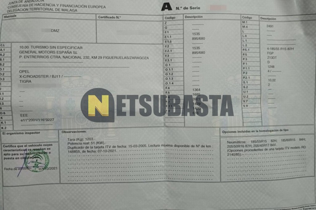 Opel Tigra TwinTop 1.3 CDTi 2005