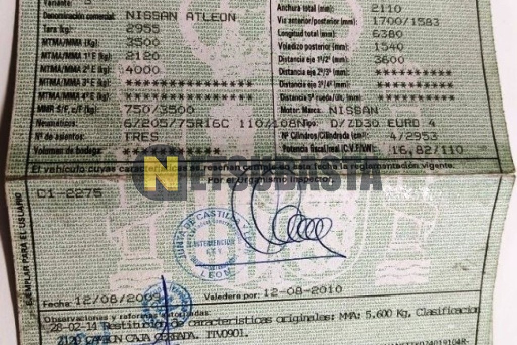 Nissan Atleon 3.0 dCi 2007