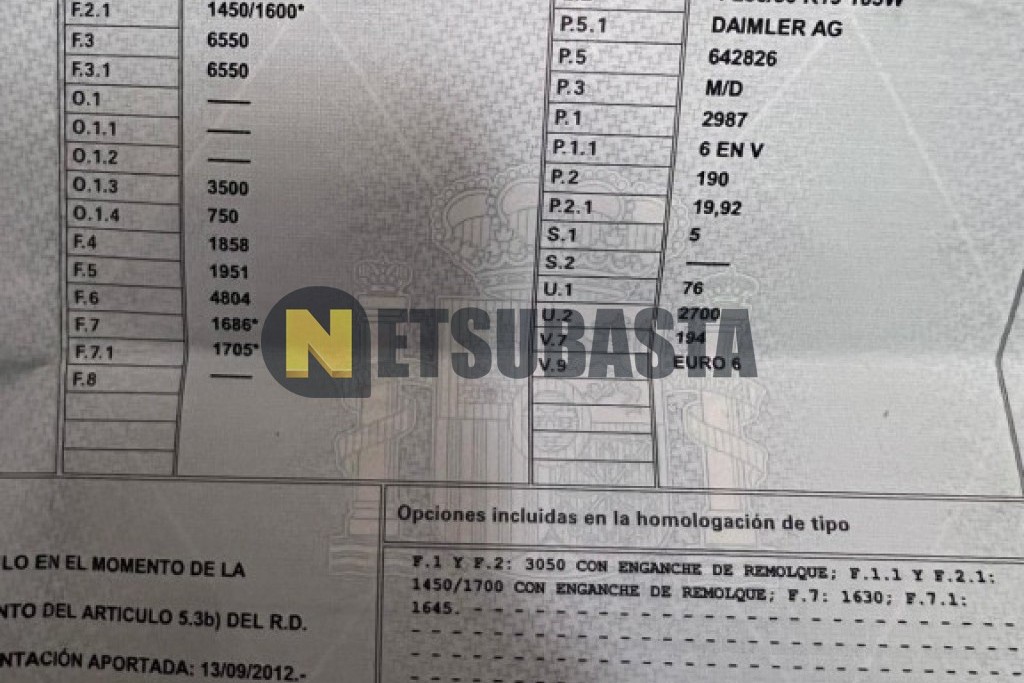 Mercedes-Benz ML 350 BlueTEC 4MATIC 2012