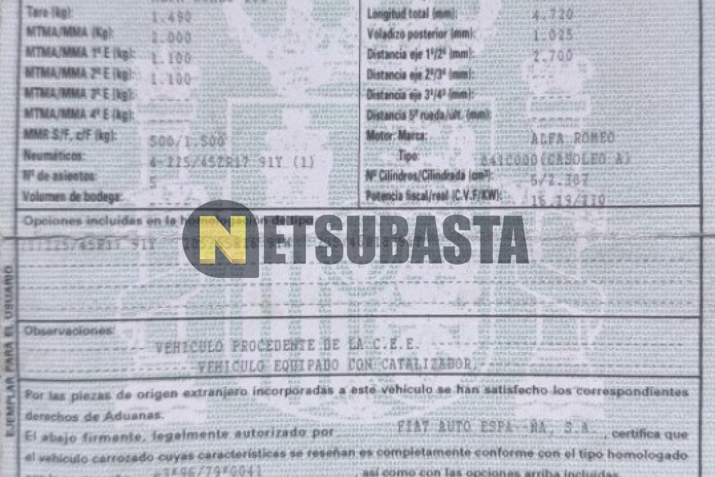 Alfa Romeo 166 2.4 JTD 2004