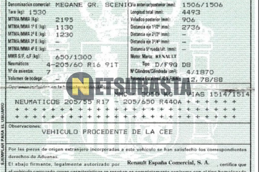 Renault Grand Scenic 1.9 dCi 2005