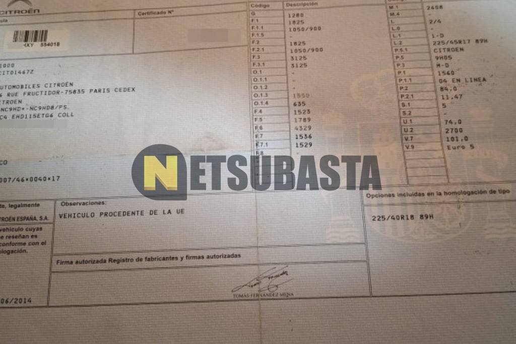 Citroën C4 1.6 e-HDi 2014